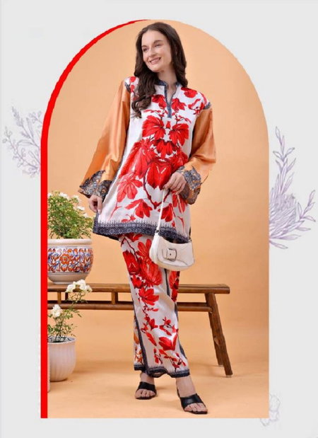 Modern Co Ord Set Vol 1 By Jisha Poly Japan Satin Co Ord Set Wholesale Price In Surat
